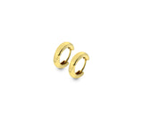 9ct Yellow Gold Huggie Hoop Earrings