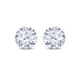 18ct White Gold 0.50ct Round Brilliant Cut Diamond Stud Earrings