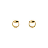 Gucci Horsebit 18ct Yellow Gold Stud Earrings YBD80009800100U