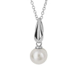 9ct White Gold Pearl Pendant Only GP1011W