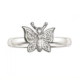 Thomas Sabo Silver and Diamond Butterfly Ring TR0005-153-14-54