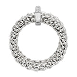 FOPE 18ct White Gold Prima Flex-It 0.15ct Diamond Ring 74008AX_BB_B_XBX