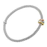 FOPE 18ct White Gold Prima Flex-It Bracelet 74408BX_XX_B_RBG