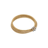 FOPE 18ct Yellow Gold Prima Flex-It 0.30ct Diamond Bracelet 75108BX_PB_G_XBX