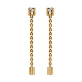 FOPE 18ct Yellow Gold Aria 0.09ct Diamond Drop Earrings 89003OX_BB_G_XGX_000
