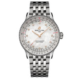 Breitling Navitimer 36mm MOP Dial With Lab-Grown Diamonds Automatic Ladies Watch A17327211A1A1