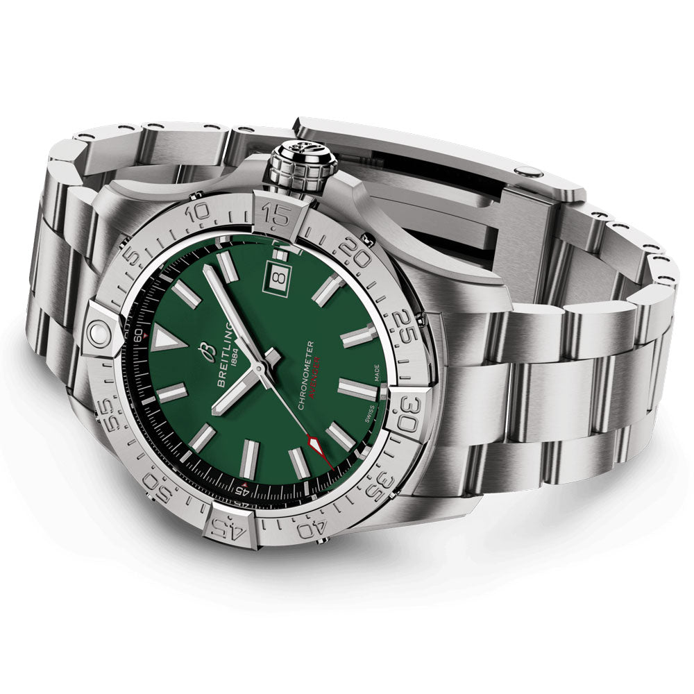 Breitling Avenger 42mm Green Dial Automatic Gents Watch A17328101L1A1