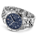 breitling classic avi tribute to vought f4u corsair 42mm blue dial automatic chronograph gents watch