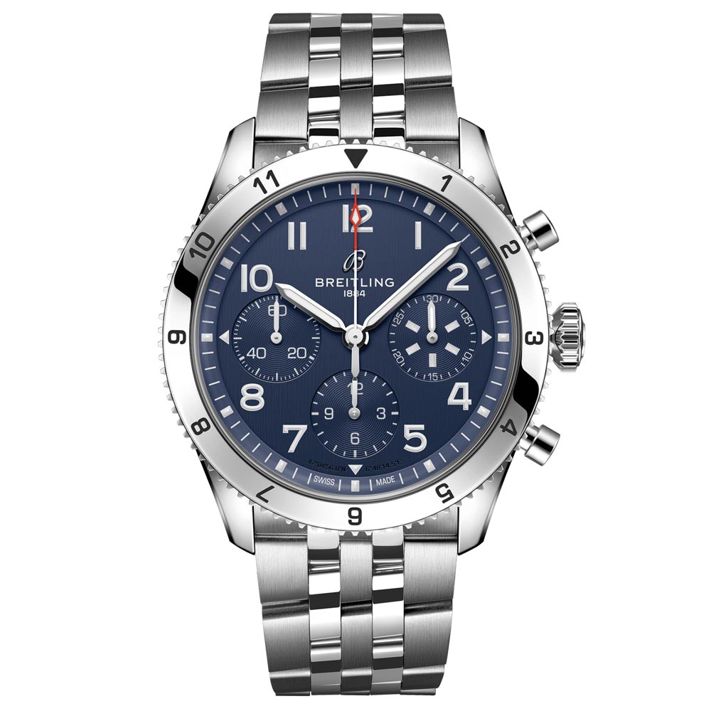 Breitling Classic AVI Tribute to Vought F4U Corsair 42mm Blue Dial Automatic Chronograph Gents Watch A233801A1C1A1