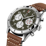 Breitling Classic AVI Curtiss Warhawk 42mm Green Dial Automatic Chronograph Gents Watch A233802A1L1X1