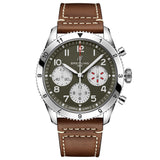 Breitling Classic AVI Curtiss Warhawk 42mm Green Dial Automatic Chronograph Gents Watch A233802A1L1X1