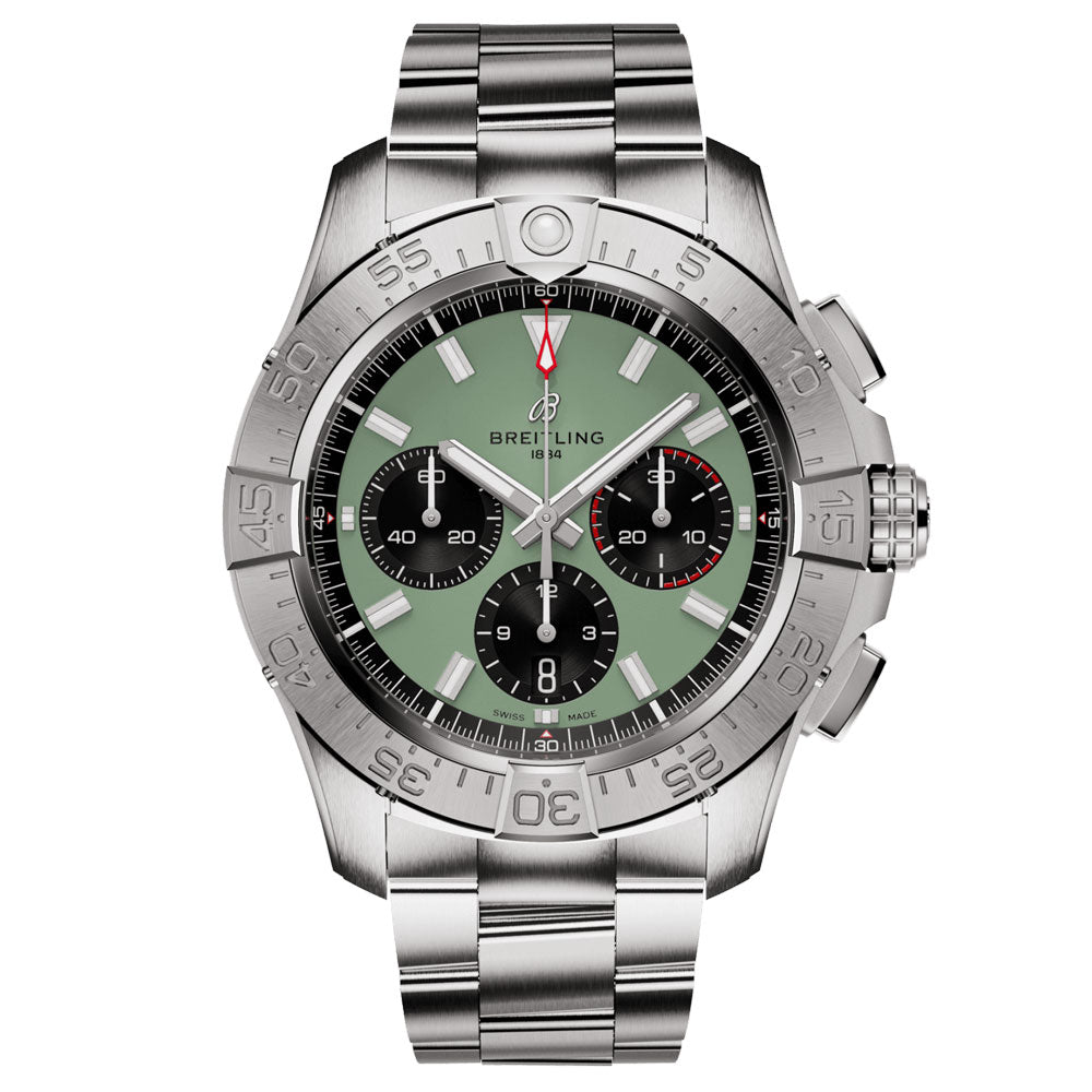 Breitling Avenger B01 Chronograph 44mm Green Dial Automatic Gents Watc