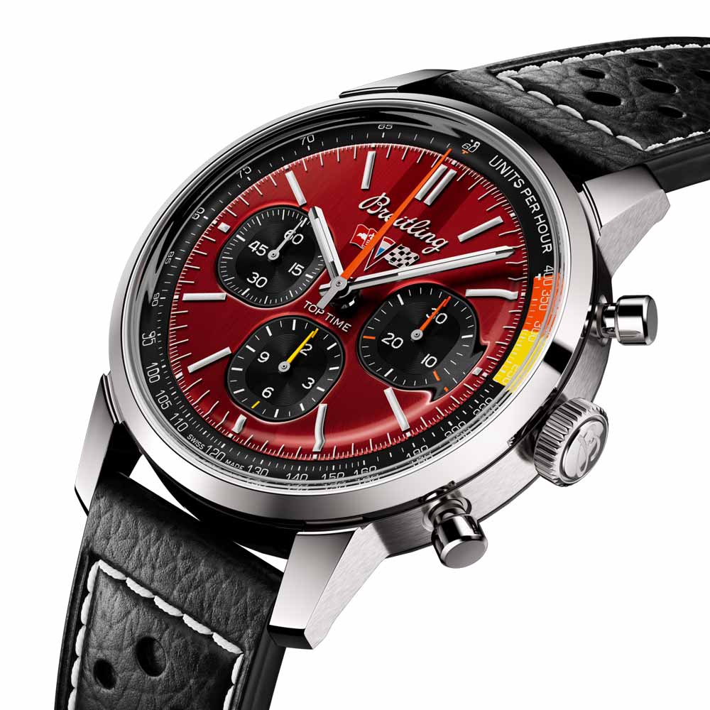 Breitling Top Time B01 Chevrolet Corvette 41mm Red Dial Automatic Chronograph Gents Watch AB01761A1K1X1