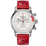 breitling top time b01 ford thunderbird 41mm white dial automatic chronograph gents watch