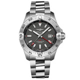 Breitling Avenger 44mm GMT UK Edition Anthracite Dial Automatic Gents Watch A323203B1B1A1