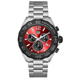 TAG Heuer Formula 1 43mm Red Dial Quartz Chronograph Gents Watch CAZ101AN.BA0842
