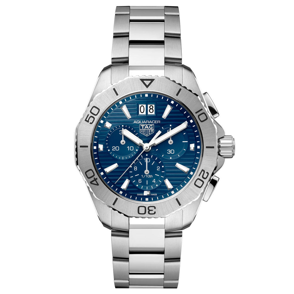TAG Heuer Aquaracer Professional 200 40mm Blue Dial Chronograph Quartz