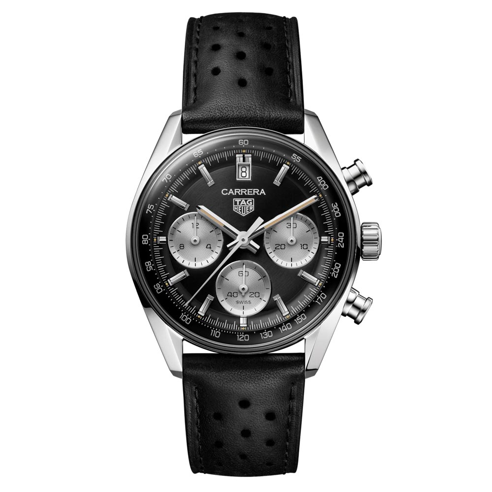 TAG Heuer Carrera 39mm Black Dial Automatic Chronograph Gents Watch CBS2210.FC6534