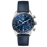 tag heuer carrera calibre th20-00 chronograph blue dial 39mm automatic gents watch