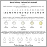 The Iris Platinum 0.80ct Round Brilliant Cut Diamond Solitaire Engagement Ring