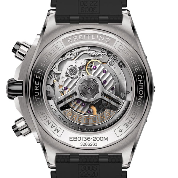 Breitling Super Chronomat B01 44mm Anthracite Dial Titanium Automatic Chronograph Gents Watch EB0136251M1S1