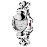 Gucci Horsebit 27mm Silver Dial Quartz Ladies Watch YA168503