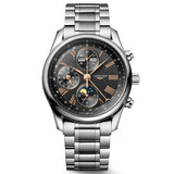 Longines Master Collection 40mm Anthracite Dial Moonphase Automatic Chronograph Gents Watch L2.673.4.61.6