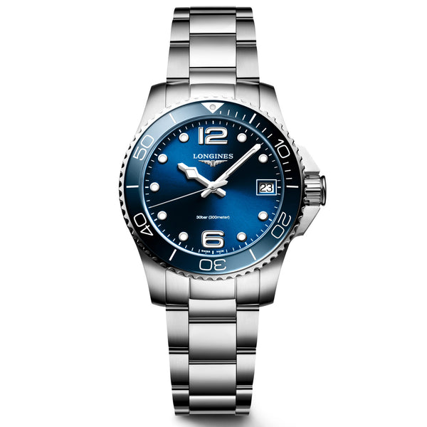 Longines HydroConquest 32mm Blue Dial Quartz Ladies Watch L3.370.4.96.6