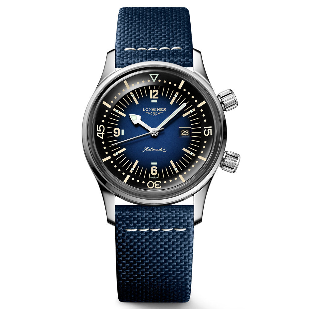 Longines Legend Diver 36mm Blue Dial Automatic Watch