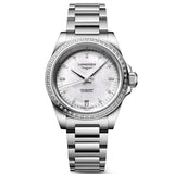 Longines Conquest 34mm MOP Diamond Dot Dial Automatic Ladies Watch L3.430.0.87.6