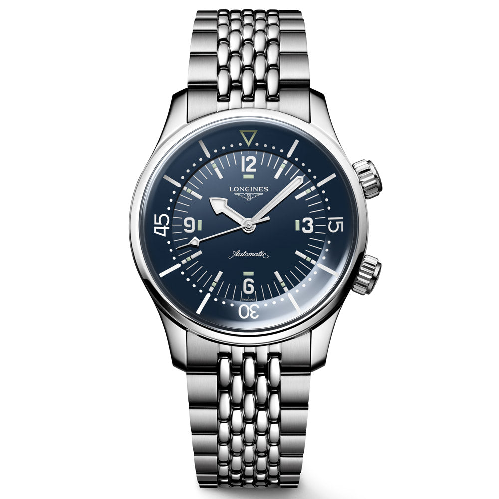 Longines Legend Diver 39mm Blue Dial Automatic Watch