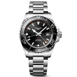 Longines HydroConquest GMT 41mm Black Dial Automatic Gents Watch L3.790.4.56.6