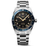 Longines Spirit Zulu Time GMT 39mm Anthracite Dial Automatic Watch L3.802.4.60.6