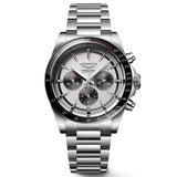Longines Conquest 42mm Silver Dial Automatic Chronograph Gents Watch L3.835.4.72.6