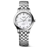 Longines Flagship 26mm MOP Diamond Dot Dial Automatic Ladies Watch L4.274.4.87.6