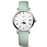 Longines Elegant Collection 30mm White Dial Moon Phase Quartz Ladies Watch L4.330.4.11.0