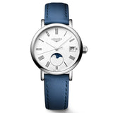 Longines Elegant Collection 30mm White Dial Moon Phase Quartz Ladies Watch L4.330.4.11.2