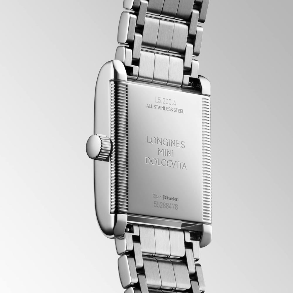 Longines Mini DolceVita Silver Dial Ladies Quartz Watch L5.200.4.75.6