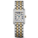 Longines Mini DolceVita Silver Dial Steel and 18ct Yellow Gold Ladies Quartz Watch L5.200.5.70.7