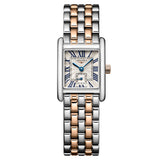 Longines Mini DolceVita Silver Dial Steel and 18ct Pink Gold Ladies Quartz Watch L5.200.5.71.7