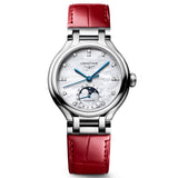 Longines PrimaLuna 34mm MOP Diamond Dot Dial Moonphase Ladies Automatic Watch L81264872