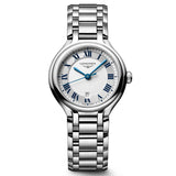 Longines PrimaLuna 30mm Silver Dial Ladies Quartz Watch L8.142.4.71.6