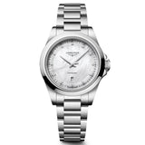 Longines Conquest 30mm MOP Diamond Dot Dial Ladies Quartz Watch L3.350.4.87.6