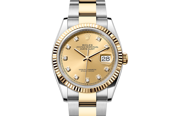rolex m126233-0018 watch model page front facing image