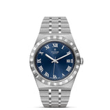 tudor royal 38mm blue dial watch