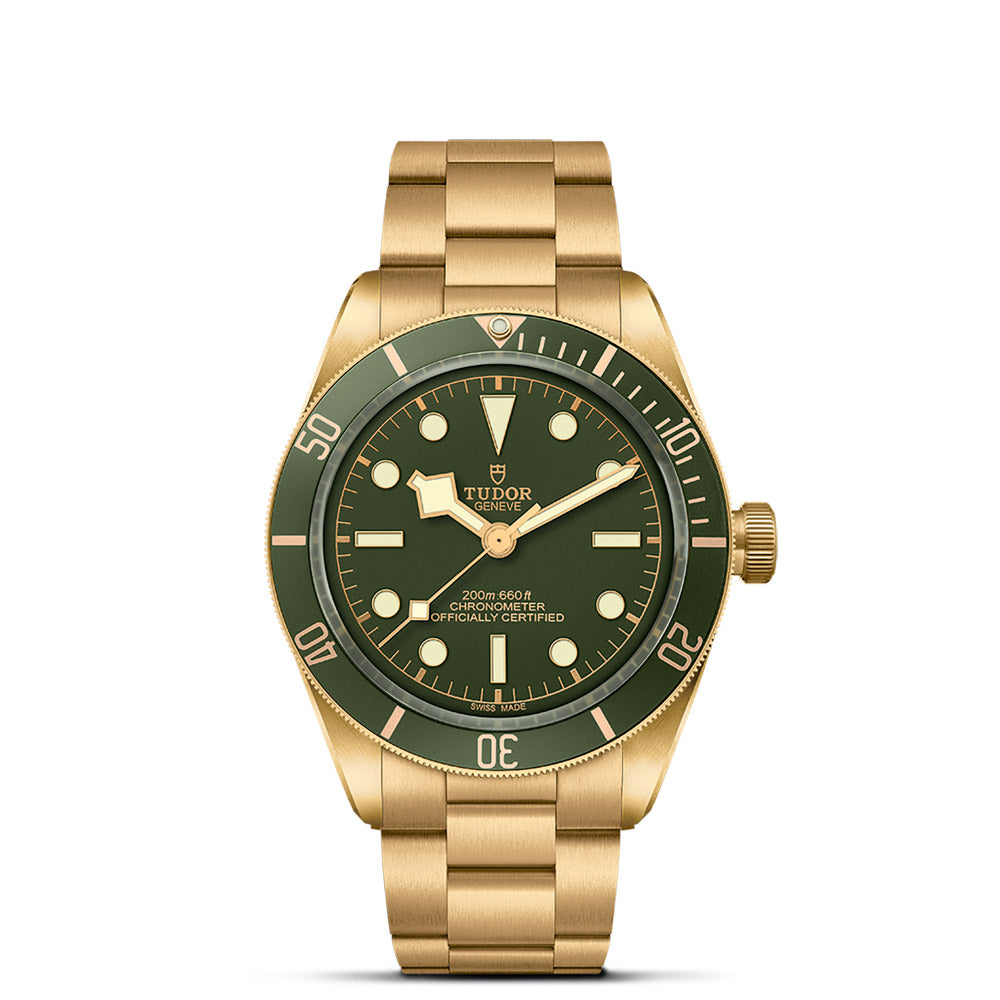 TUDOR Black Bay 58 18ct Gold 39mm Green Dial Watch M79018V-0006