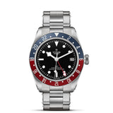 tudor black bay gmt 41mm gents watch