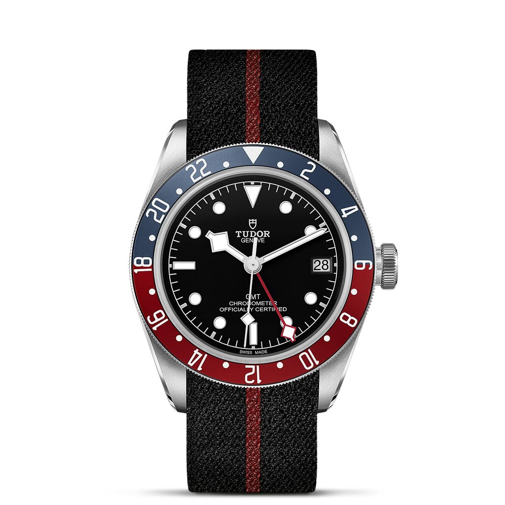 TUDOR Black Bay GMT 41mm Black Dial Gents Watch M79830RB-0003