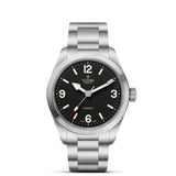 tudor ranger 39mm black dial watch
