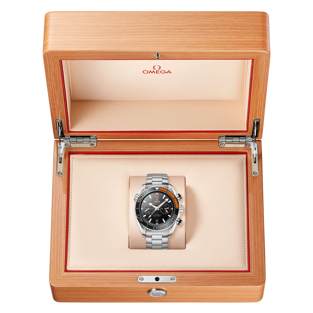 OMEGA Seamaster Planet Ocean 600M 45.5mm Black Dial Automatic Chronograph Gents Watch 21530465101002